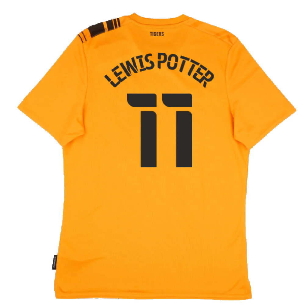 Hull City 2021-22 Home Shirt (Sponsorless) (L) (Excellent) (Lewis Potter 11) - Image 2