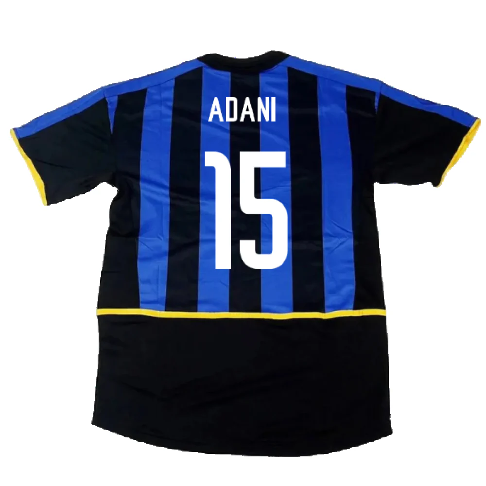 Inter Milan 2002-03 Home Shirt (Very Good) (Adani 15) - Image 2