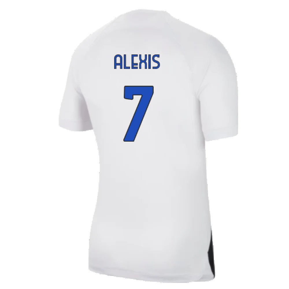 Inter Milan 2023-24 Away Shirt (Sponsorless) (M) (Alexis 7) (BNWT) - Image 2