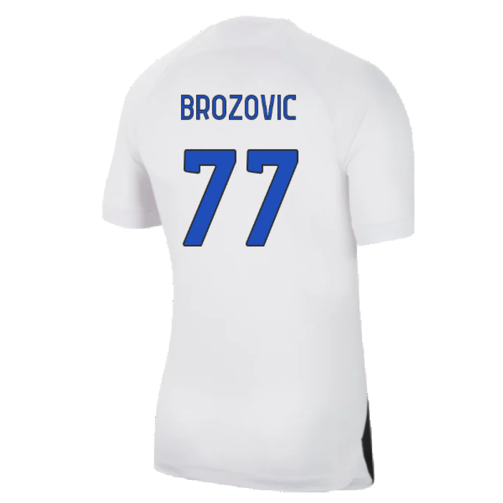 Inter Milan 2023-24 Away Shirt (Sponsorless) (M) (Brozovic 77) (BNWT) - Image 2
