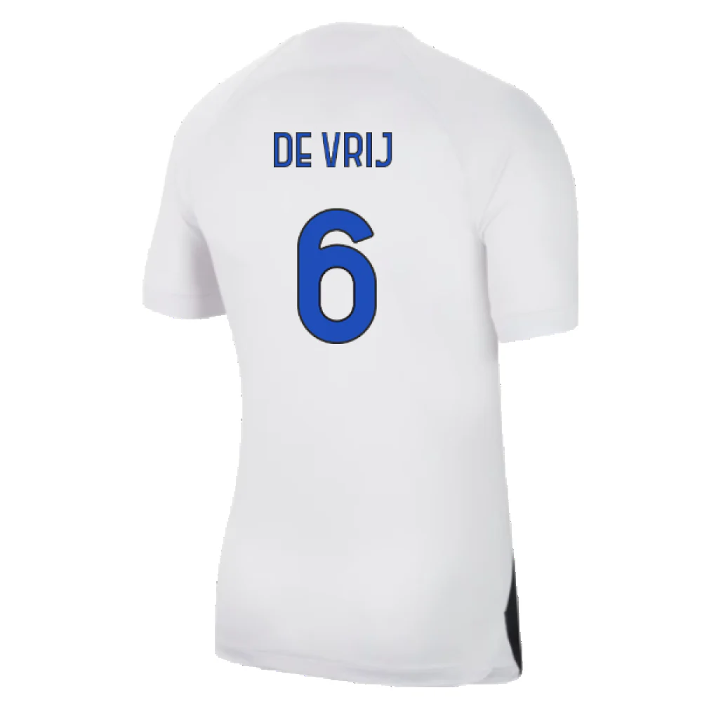 Inter Milan 2023-24 Away Shirt (Sponsorless) (M) (De Vrij 6) (BNWT) - Image 2