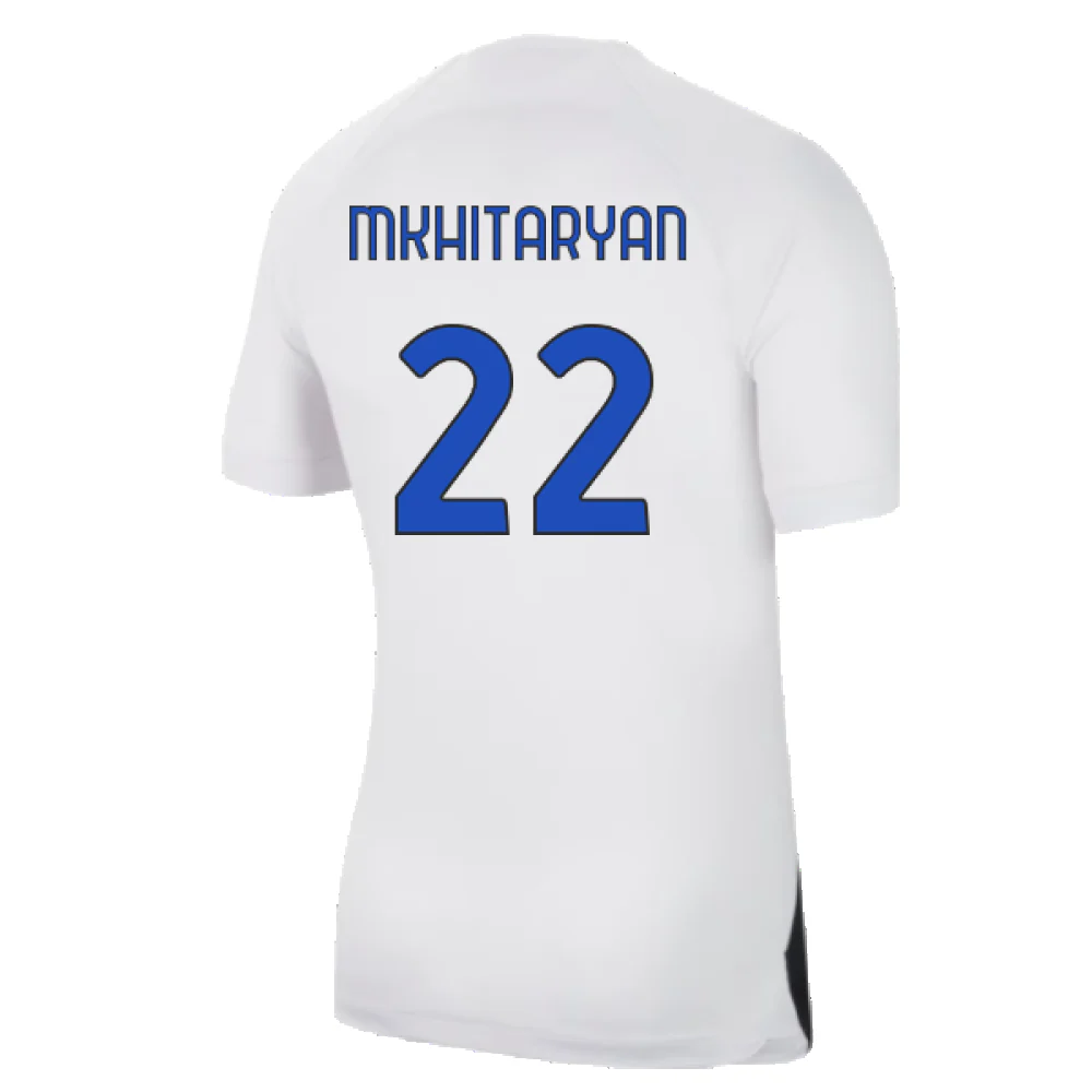 Inter Milan 2023-24 Away Shirt (Sponsorless) (M) (Mkhitaryan 22) (BNWT) - Image 2