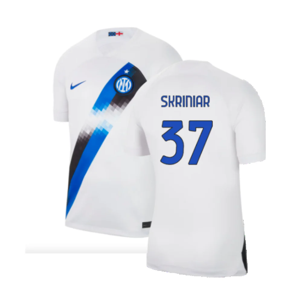Inter Milan 2023-24 Away Shirt (Sponsorless) (M) (Skriniar 37) (BNWT)