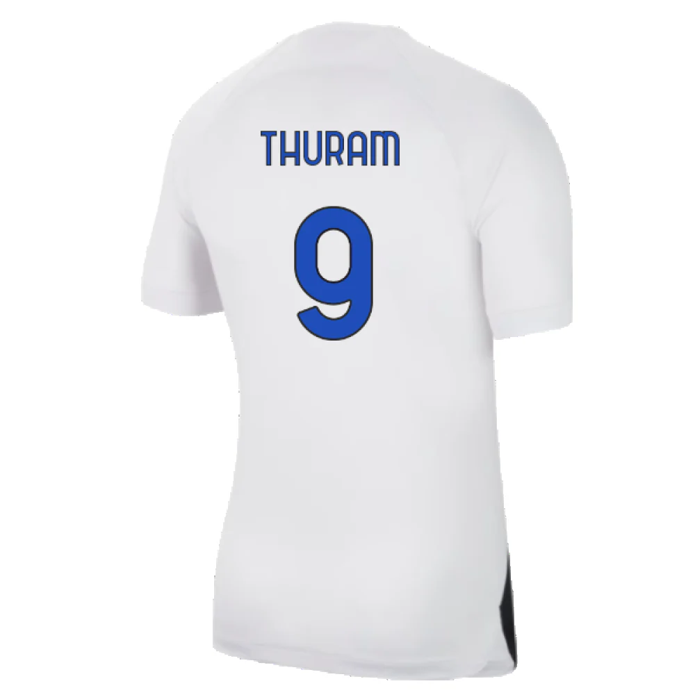 Inter Milan 2023-24 Away Shirt (Sponsorless) (M) (Thuram 9) (BNWT) - Image 2