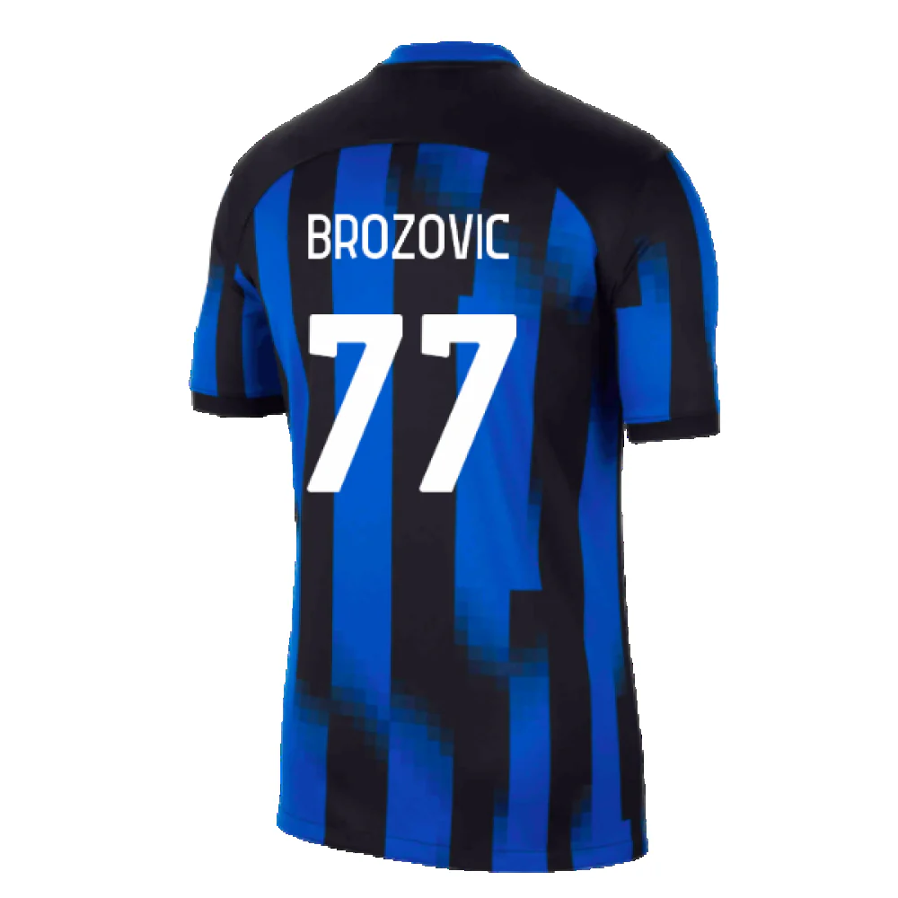 Inter Milan 2023-24 Home Shirt (SB) (Brozovic 77) (Excellent) - Image 2