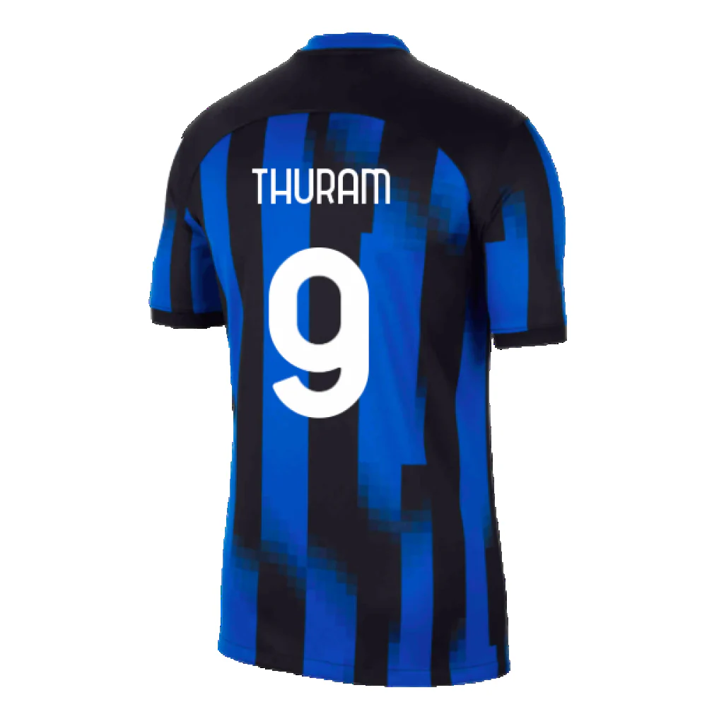 Inter Milan 2023-24 Home Shirt (SB) (Thuram 9) (Excellent) - Image 2