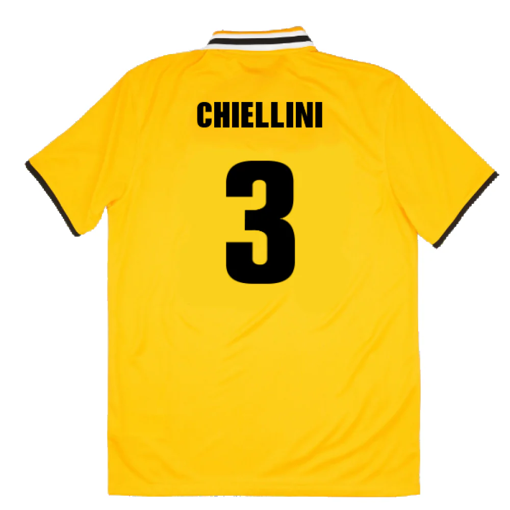 Juventus 2013-14 Away Shirt (S) (Mint) (Chiellini 3) - Image 2