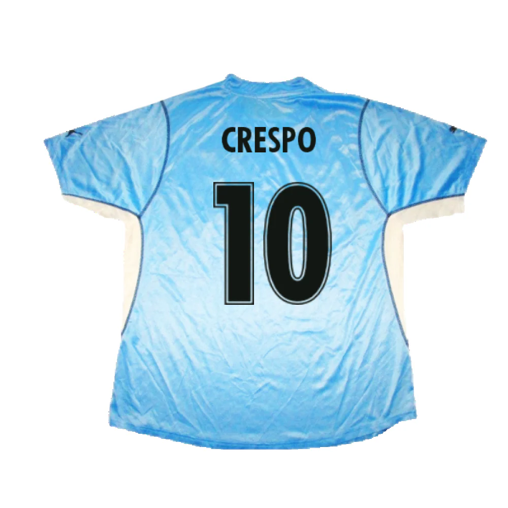 Lazio 2001-02 Home Shirt (Very Good) (Crespo 10) - Image 2