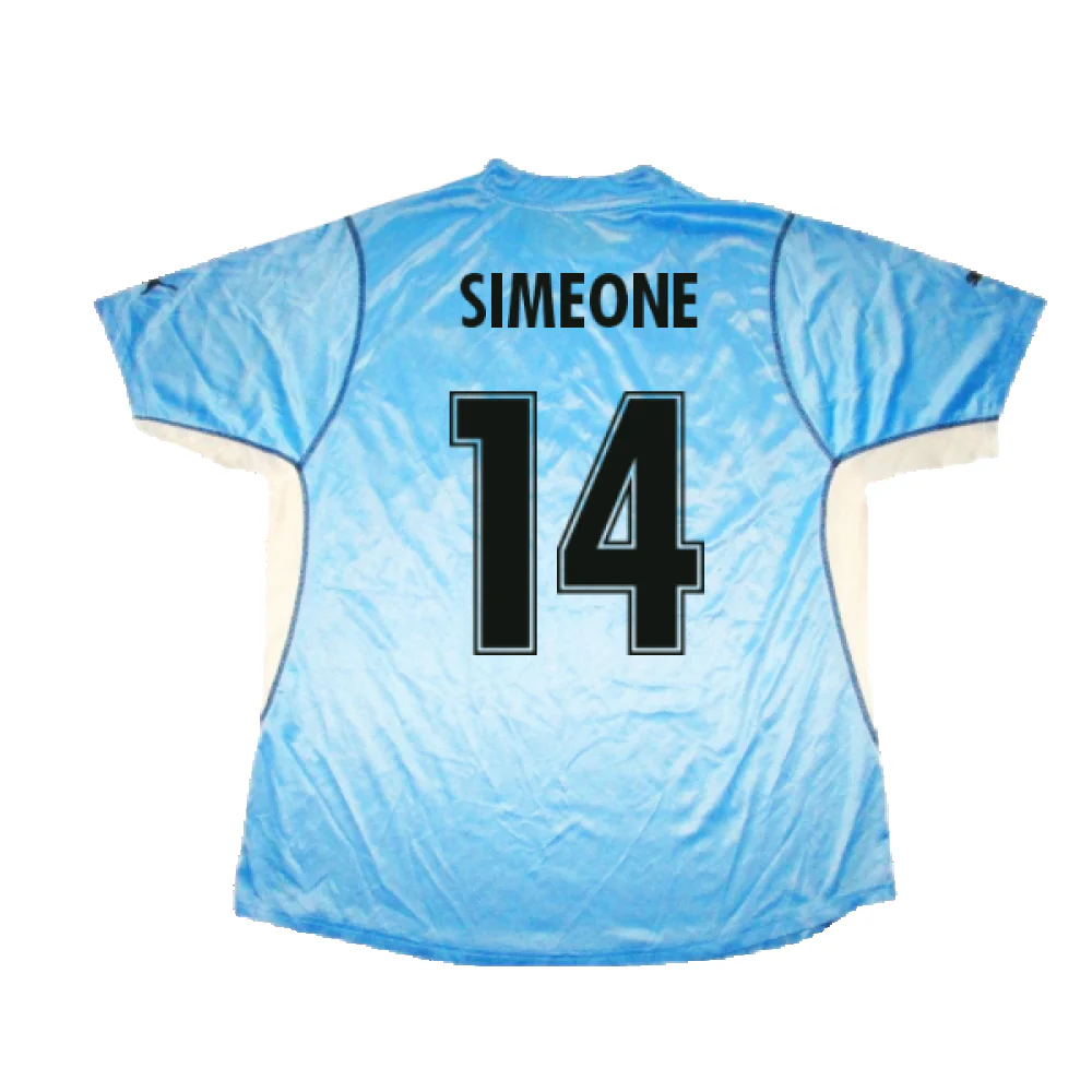Lazio 2001-02 Home Shirt (Very Good) (Simeone 14) - Image 2