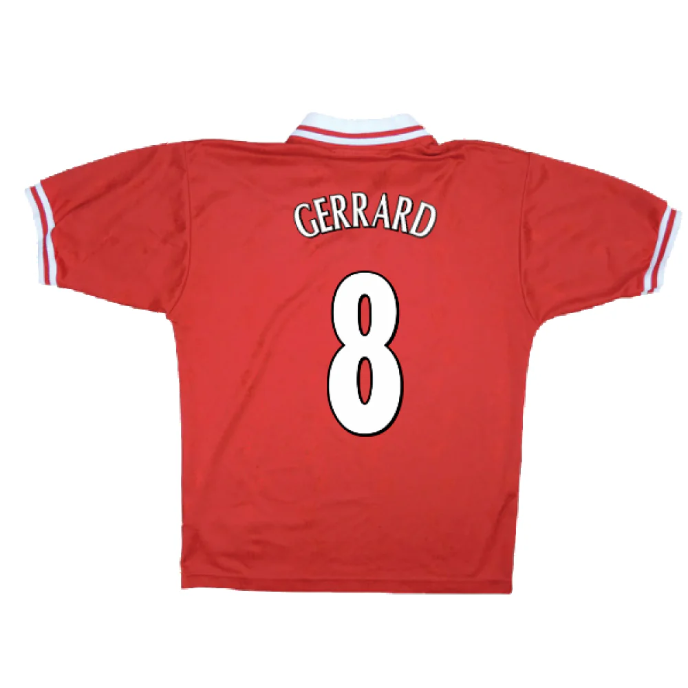 Liverpool 1996-98 Home Shirt (Excellent) (GERRARD 8) - Image 2