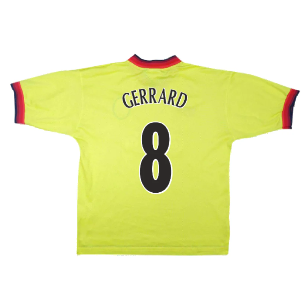 Liverpool 1997-99 Away Shirt (Excellent) (GERRARD 8) - Image 2