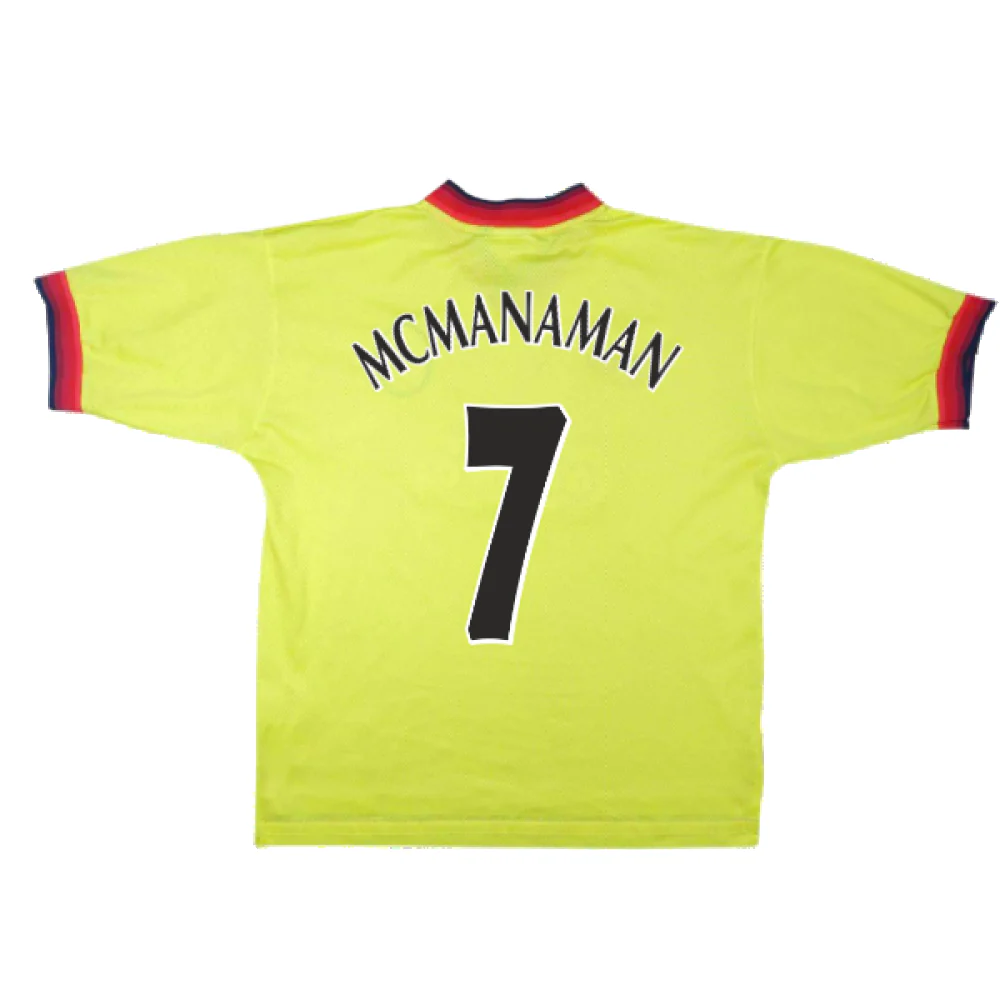 Liverpool 1997-99 Away Shirt (XL) (Excellent) (MCMANAMAN 7) - Image 2