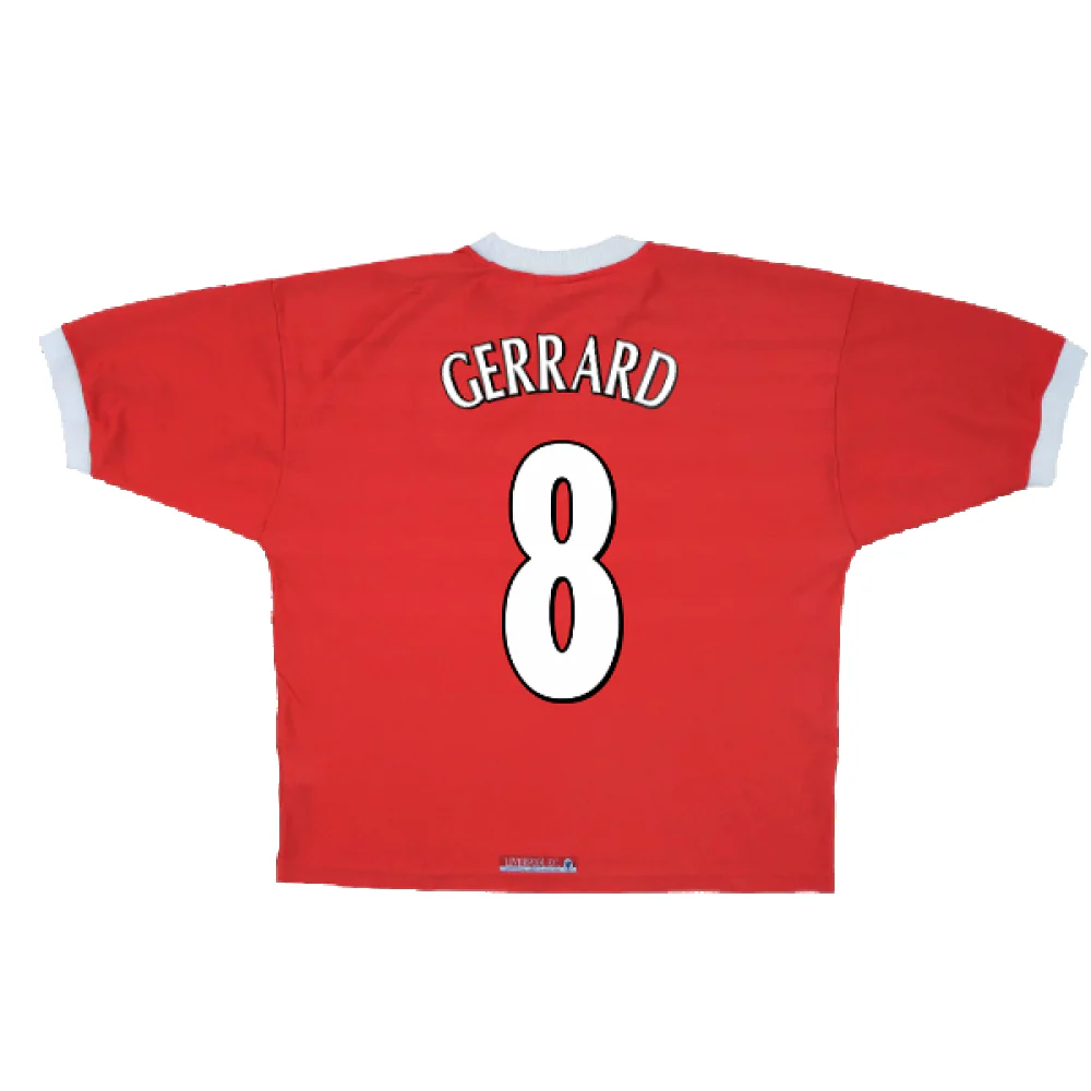 Liverpool 1998-00 Home Shirt (M) (Very Good) (GERRARD 8) - Image 2