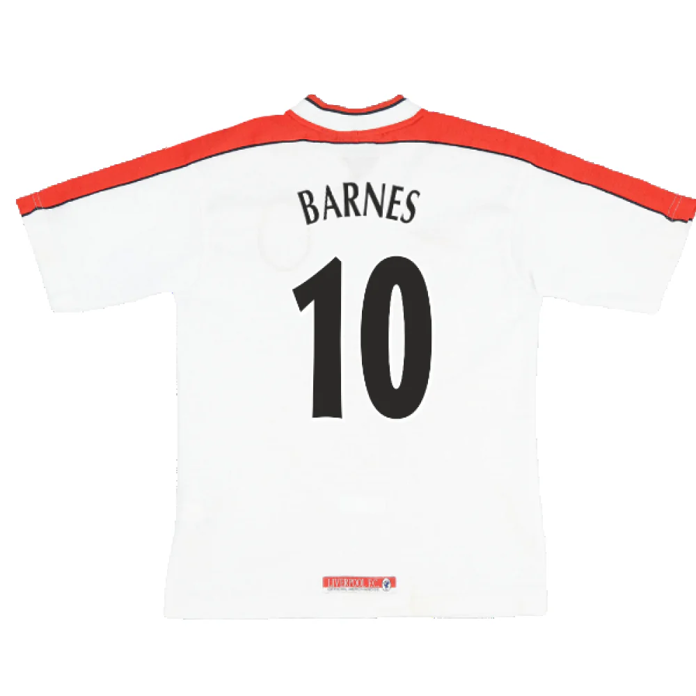 Liverpool 1998-2000 Away Shirt (S) (Excellent) (BARNES 10) - Image 2