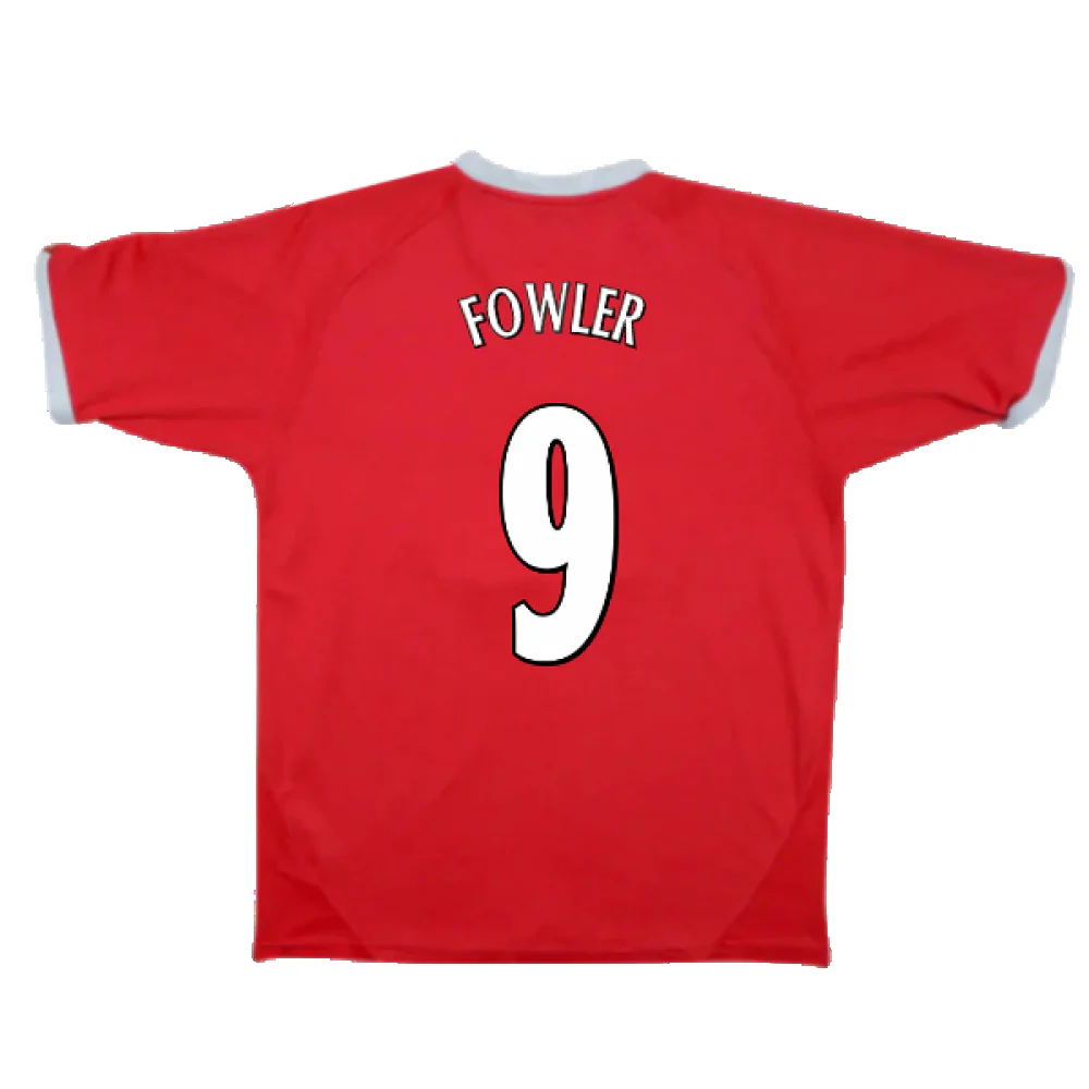 Liverpool 2001-03 European Home Shirt (M) (Excellent) (FOWLER 9) - Image 2