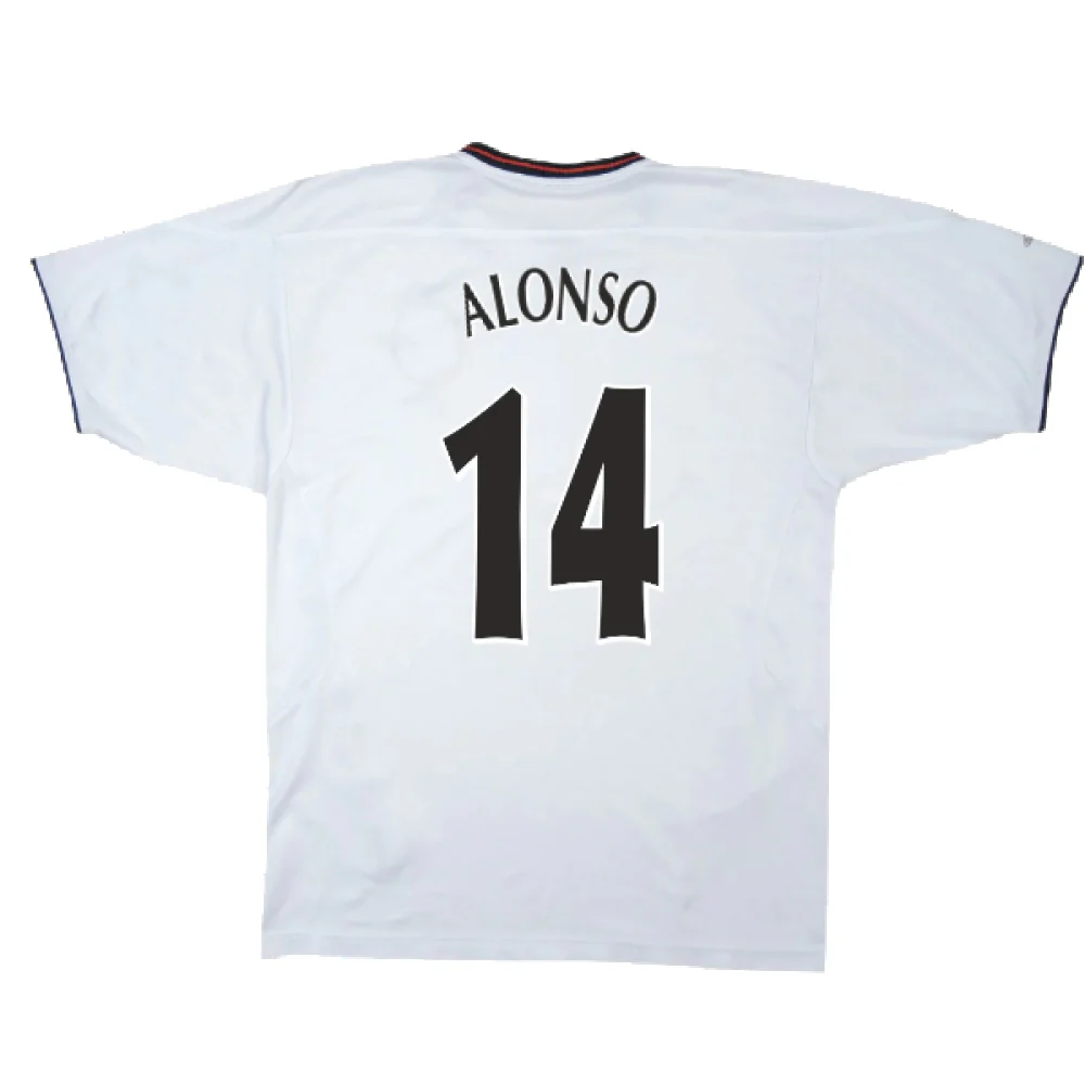 Liverpool 2003-2005 Away Shirt (Excellent) (ALONSO 14) - Image 2