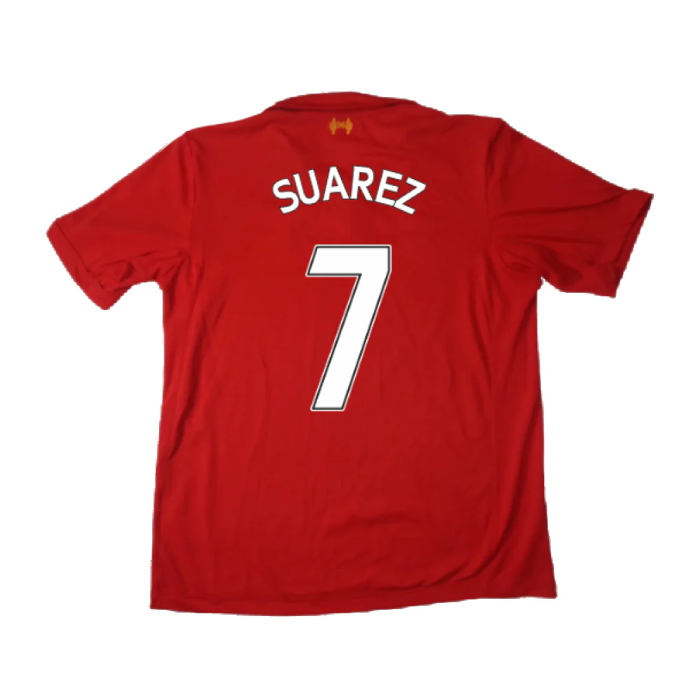 Liverpool 2012-13 Home Shirt (Small) (Very Good) (Suarez 7) - Image 2