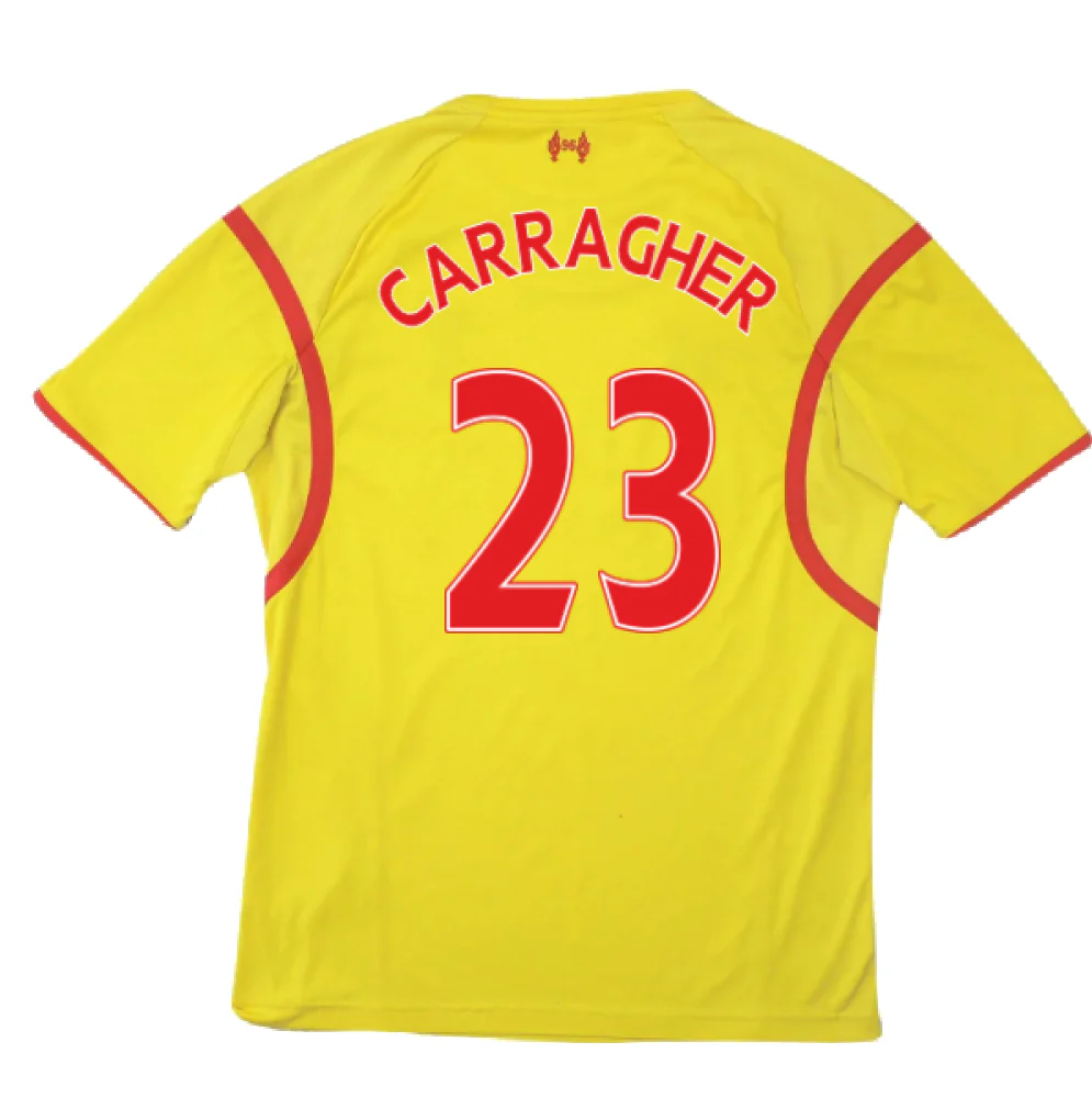 Liverpool 2014-15 Away Shirt (M) (Excellent) (Carragher 23) - Image 2