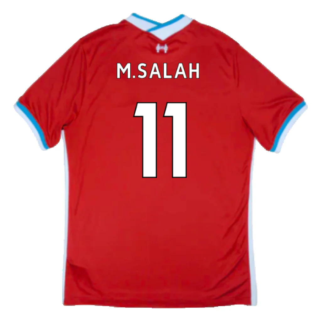 Liverpool 2020-21 Home Shirt (Mint) (M.SALAH 11) - Image 2