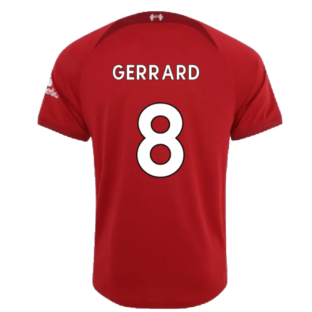 Liverpool 2022-23 Home Shirt (S) (Excellent) (GERRARD 8) - Image 2