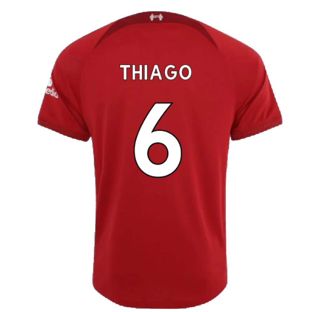 Liverpool 2022-23 Home Shirt (S) (Excellent) (THIAGO 6) - Image 2