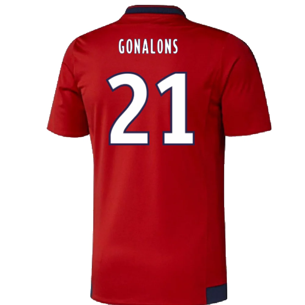 Lyon 2015-16 Away Shirt (Good) (Gonalons 21) - Image 2