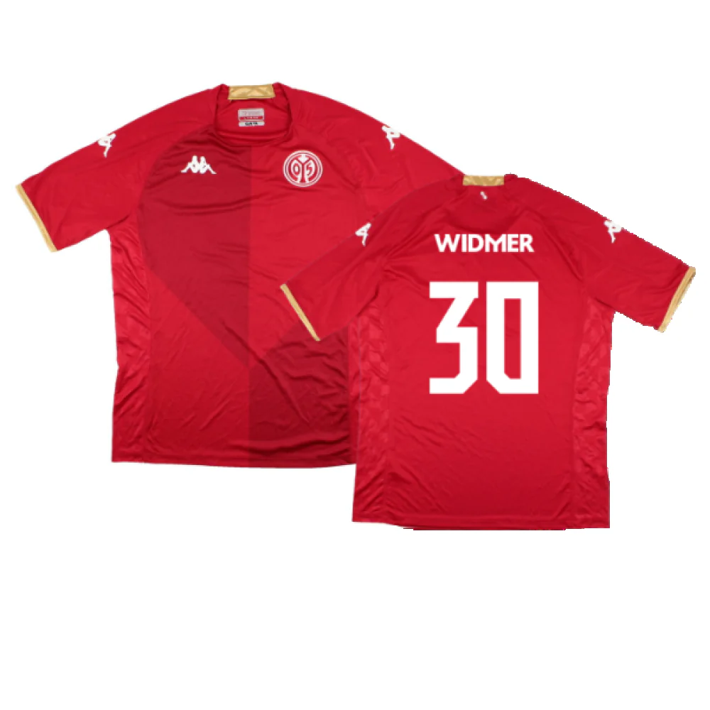 Mainz 05 2022-23 Home Shirt (Sponsorless) (3XL) (Mint) (Widmer 30)