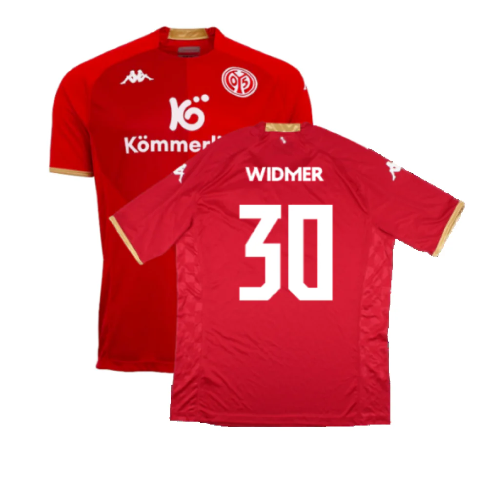 Mainz 2022-2023 Home Shirt (XL) (Widmer 30) (Excellent)