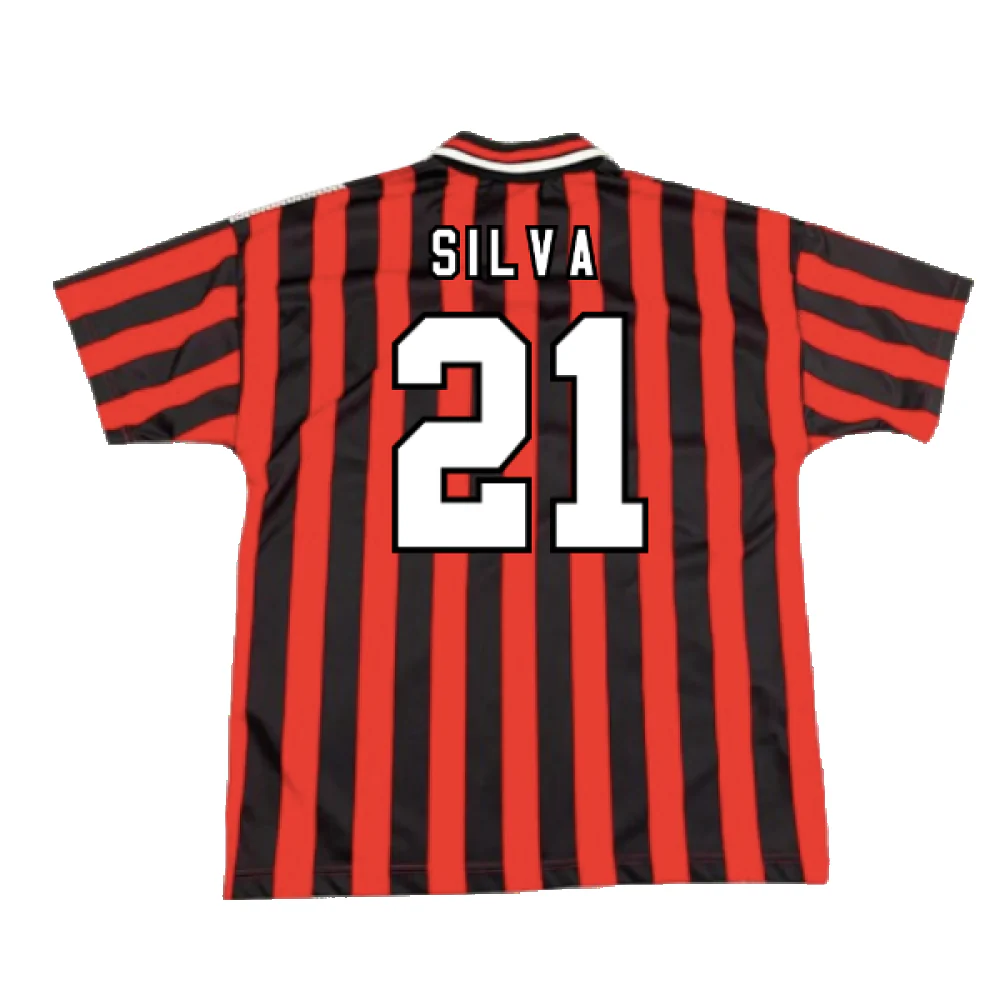 man City 1994-1996 Away Shirt (XL) (Excellent) (SILVA 21) - Image 2