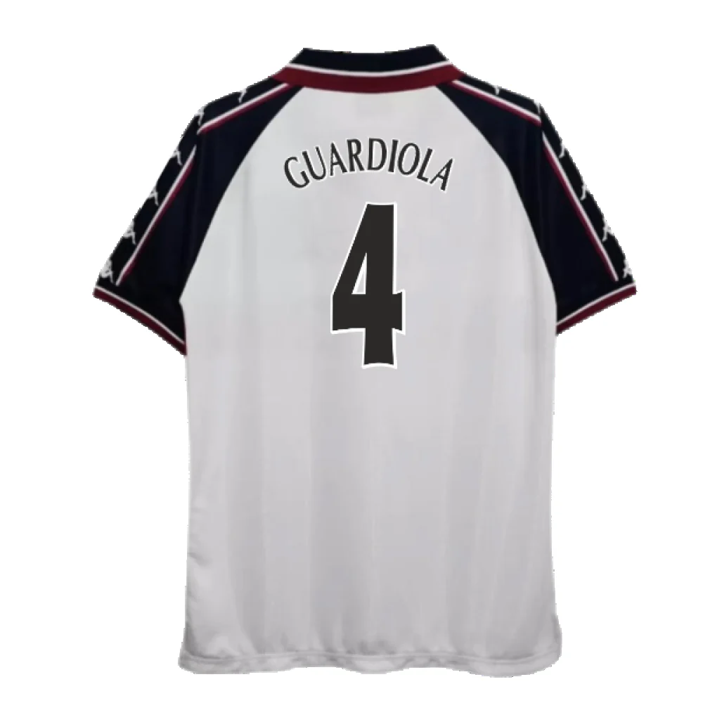 Manchester City 1997-98 Away Shirt (XL) (Good) (Guardiola 4) - Image 2