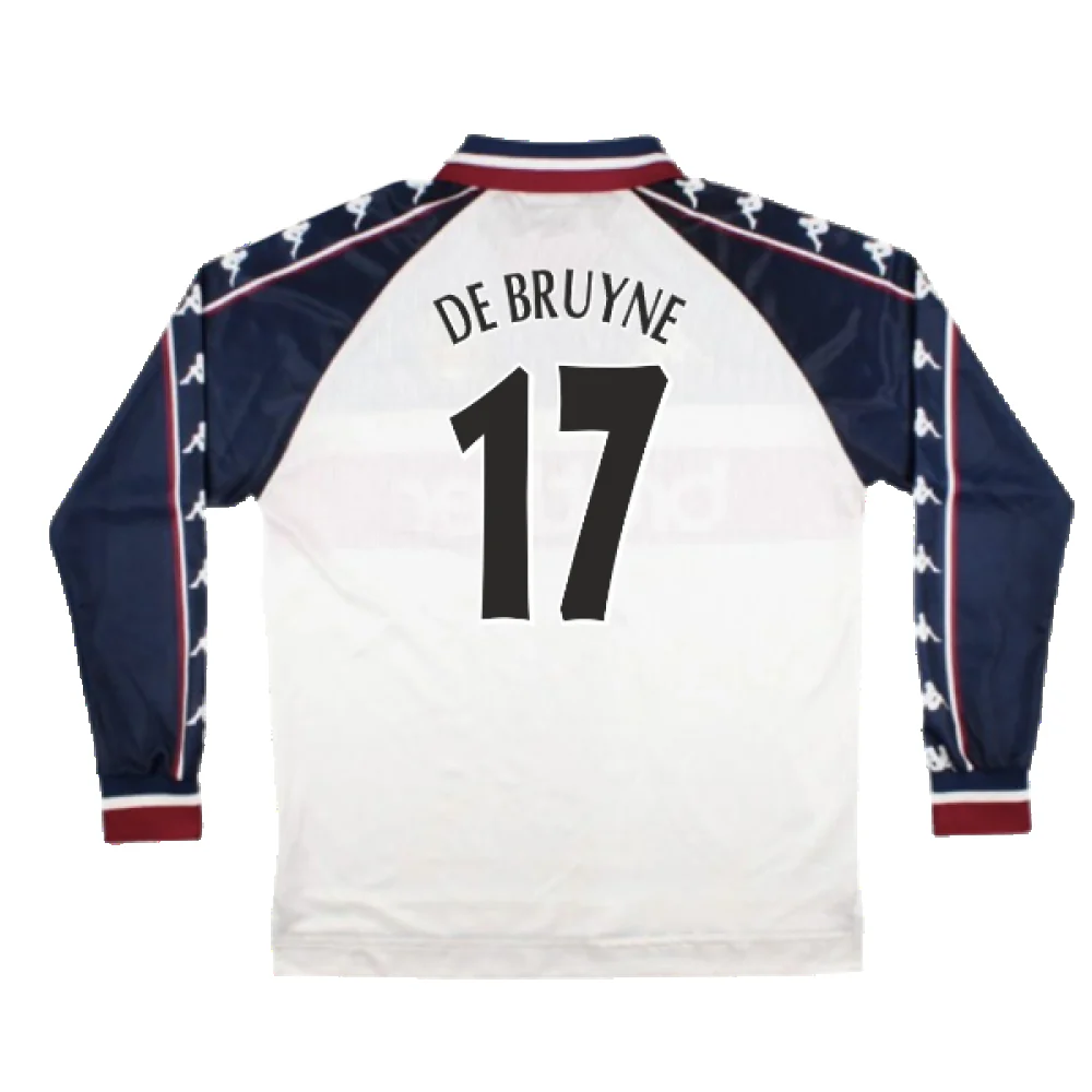 Manchester City 1997-99 Away Long Sleeve Shirt (M) (Very Good) (DE BRUYNE 17) - Image 2