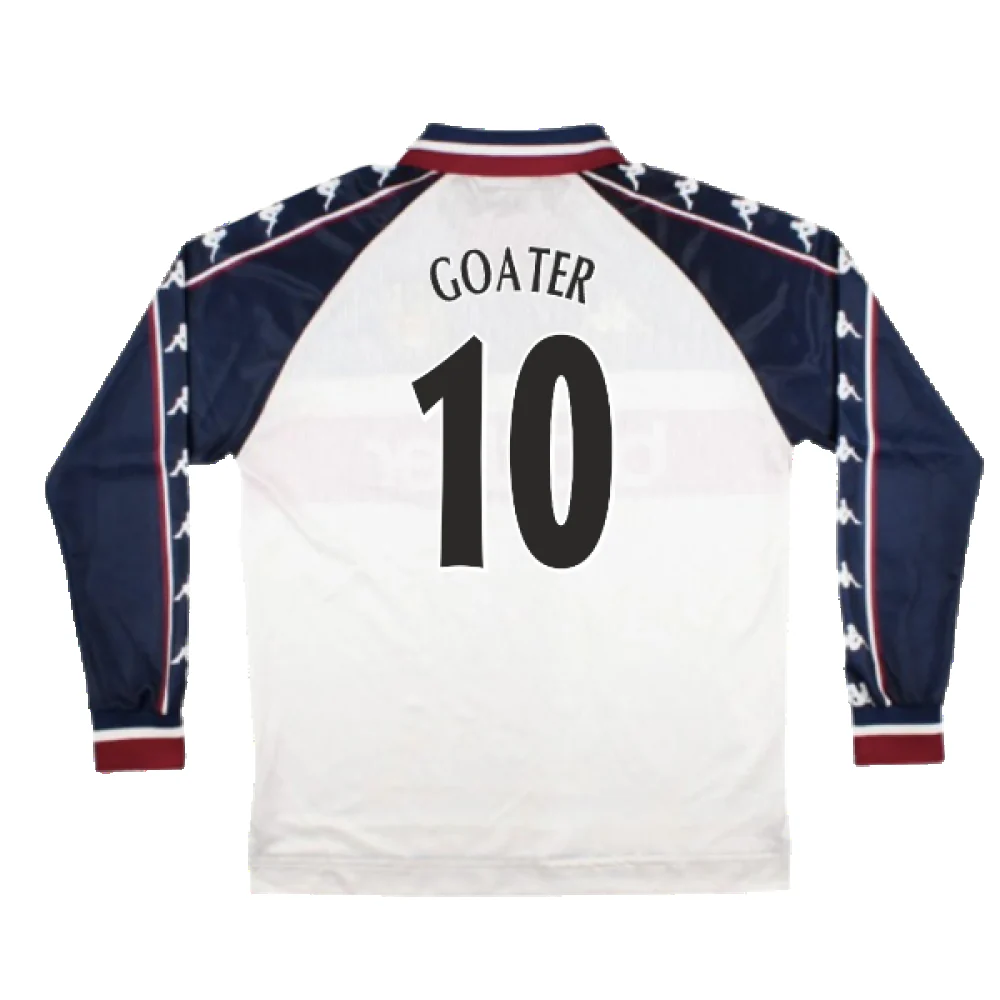 Manchester City 1997-99 Away Long Sleeve Shirt (M) (Very Good) (Goater 10) - Image 2