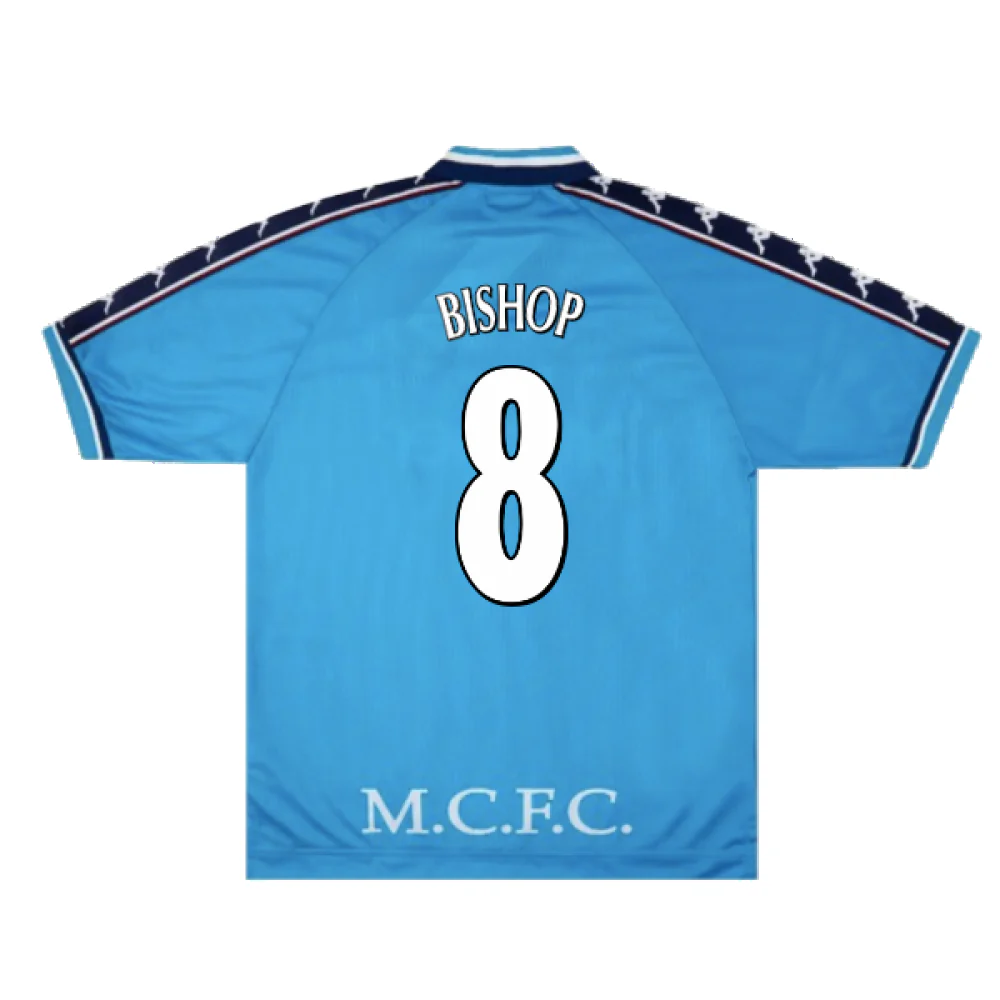 Manchester City 1997-99 Home Shirt (XL) (Excellent) (Bishop 8) - Image 2