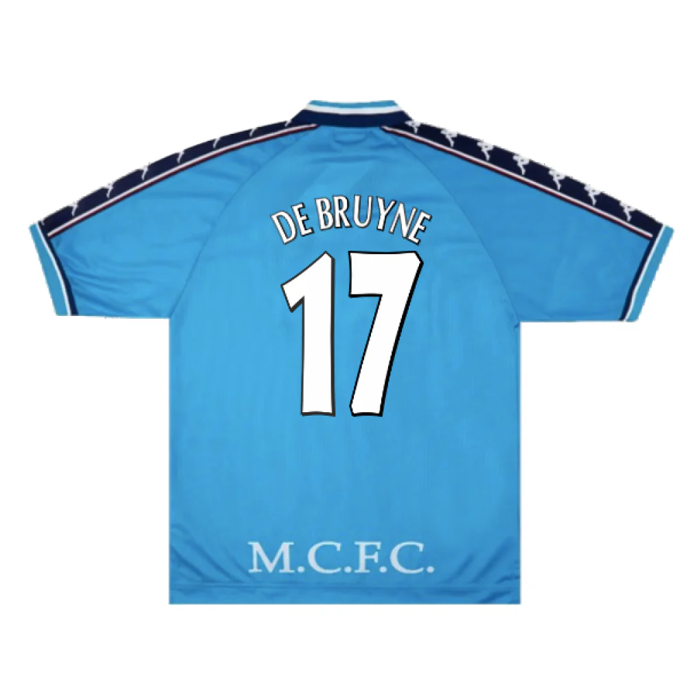 Manchester City 1997-99 Home Shirt (XL) (Excellent) (DE BRUYNE 17) - Image 2