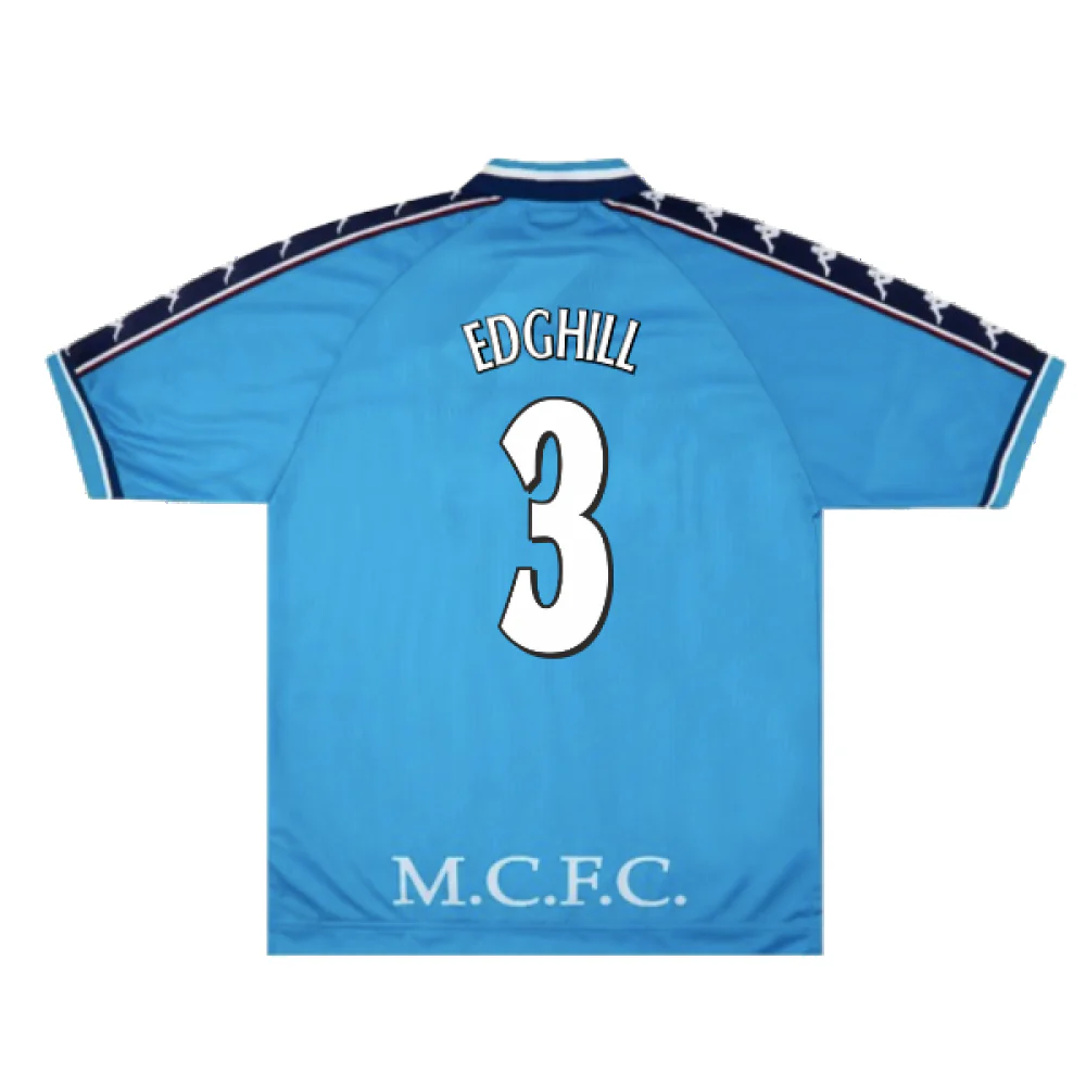 Manchester City 1997-99 Home Shirt (XL) (Excellent) (Edghill 3) - Image 2