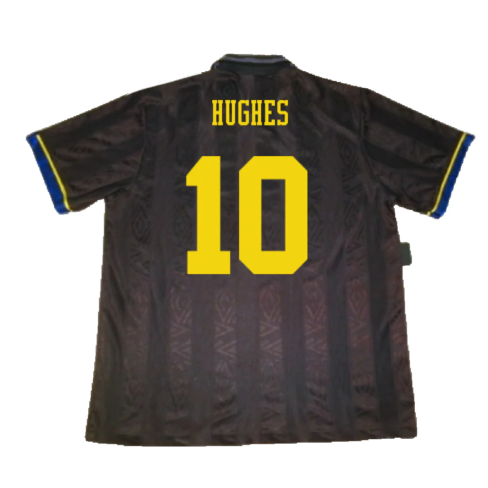 Manchester United 1993-1995 Away Shirt (XXL) (Excellent) (Hughes 10) - Image 2