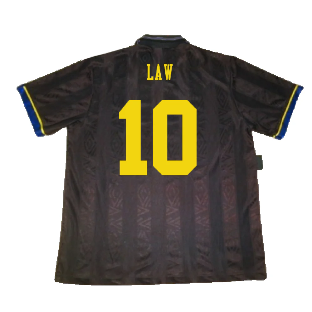 Manchester United 1993-1995 Away Shirt (XXL) (Excellent) (Law 10) - Image 2