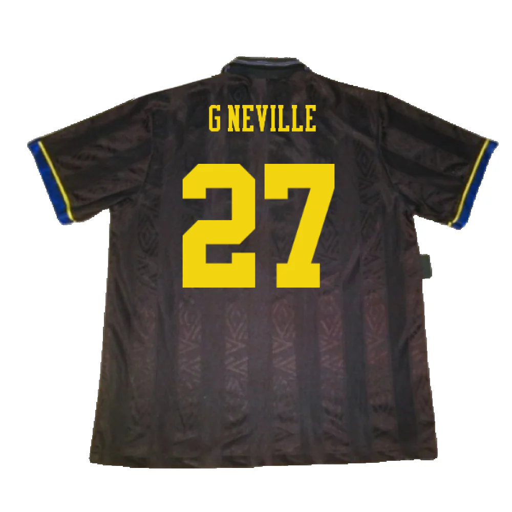 Manchester United 1993-95 Away Shirt (S) (Excellent) (G Neville 27) - Image 2