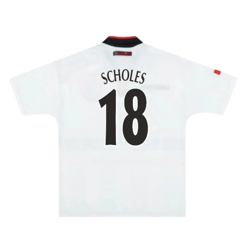 Manchester United 1997-98 Away Shirt (M) (Excellent) (Scholes 18) - Image 2