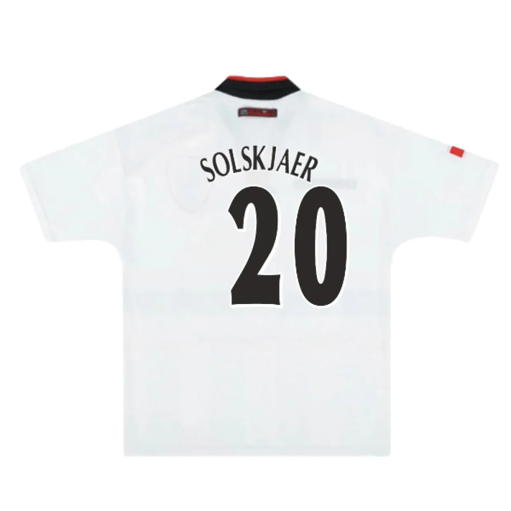Manchester United 1997-98 Away Shirt (M) (Excellent) (Solskjaer 20) - Image 2