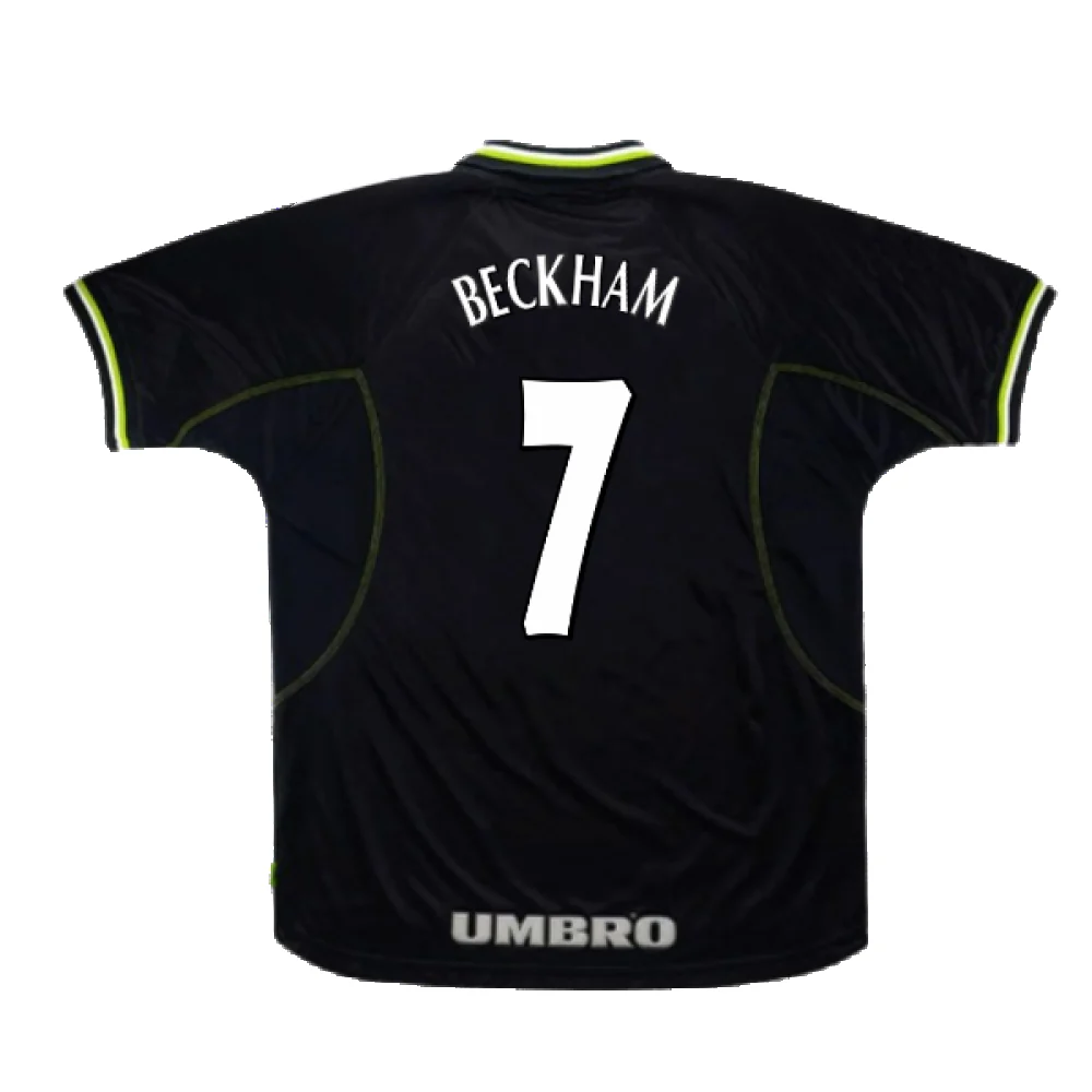 Manchester United 1998-99 Third Shirt (L) (Excellent) (Beckham 7) - Image 2