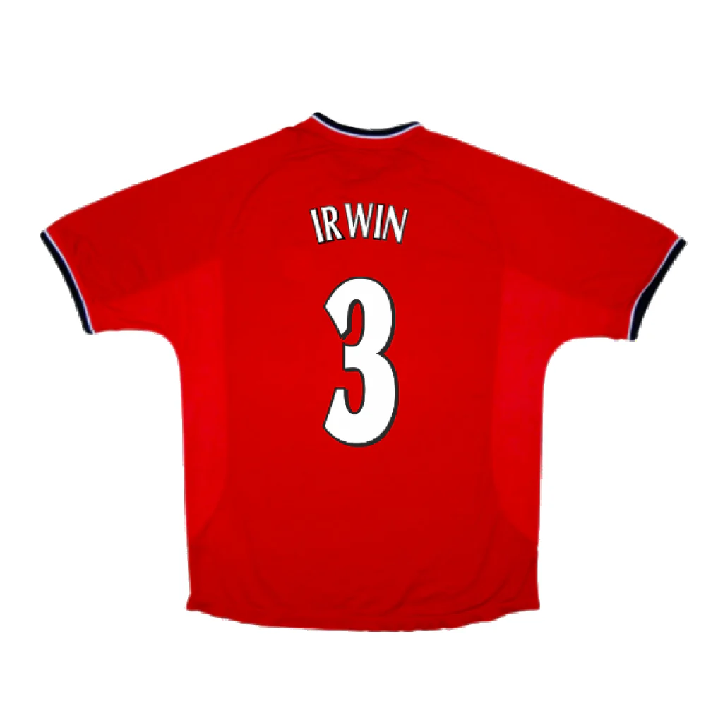 Manchester United 2000-02 Home Shirt (S) (Very Good) (Irwin 3) - Image 2