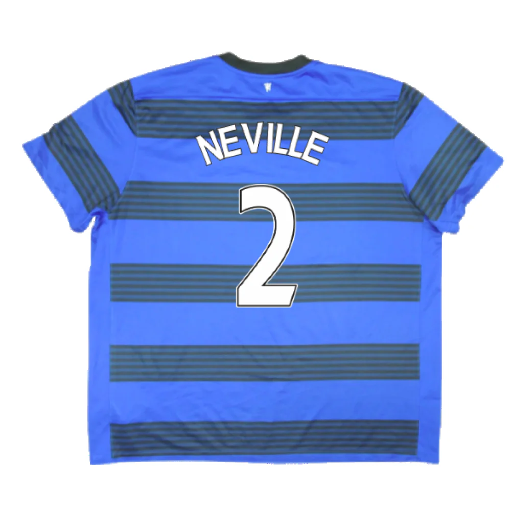 Manchester United 2011-12 Away Shirt (Excellent) (NEVILLE 2) - Image 2