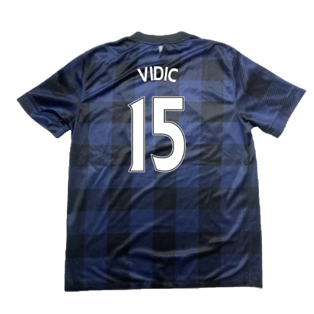 Manchester United 2013-14 Away Shirt (Excellent) (Vidic 15) - Image 2