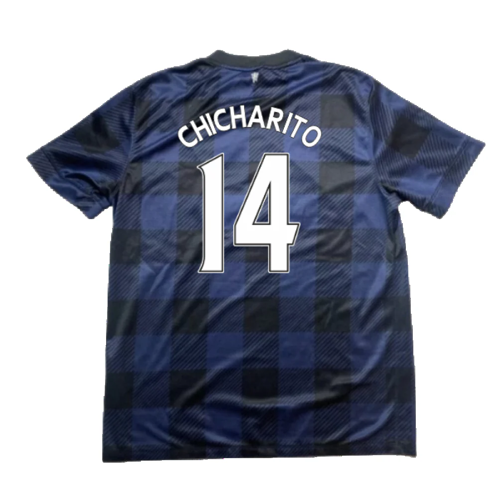Manchester United 2013-14 Away Shirt (S) (Mint) (Chicharito 14) - Image 2