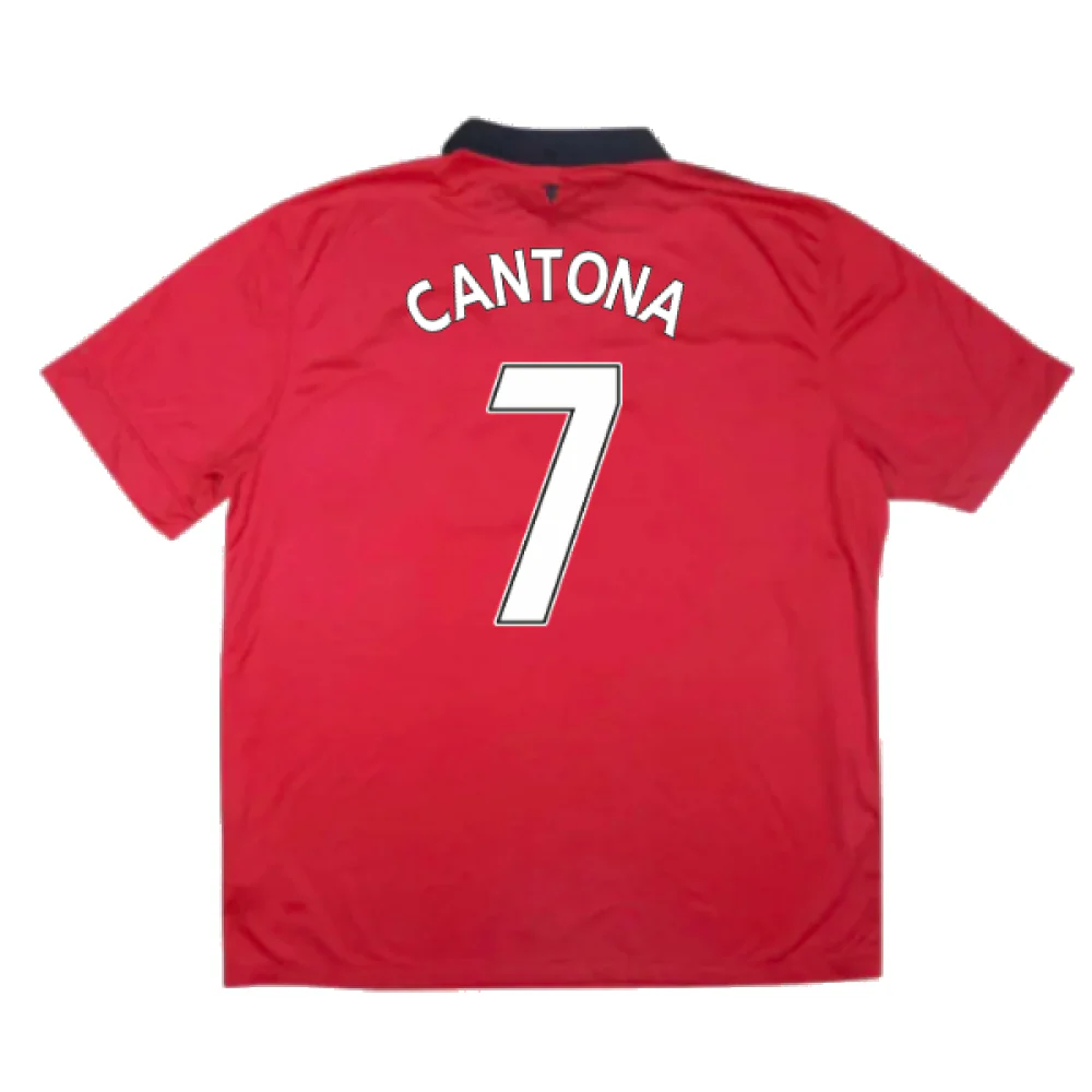 Manchester United 2013-14 Home Shirt (Small) (Very Good) (Cantona 7) - Image 2