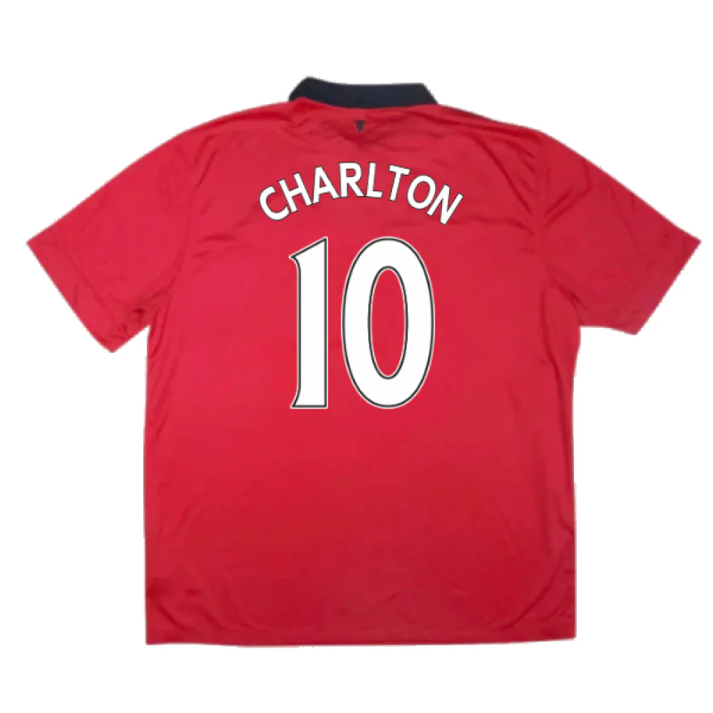 Manchester United 2013-14 Home Shirt (Small) (Very Good) (Charlton 10) - Image 2