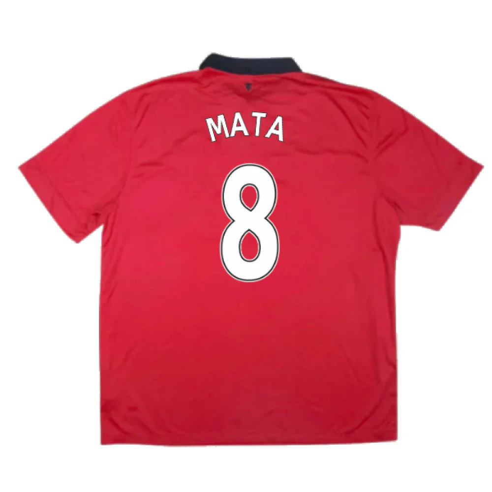 Manchester United 2013-14 Home Shirt (Very Good) (Mata 8) - Image 2