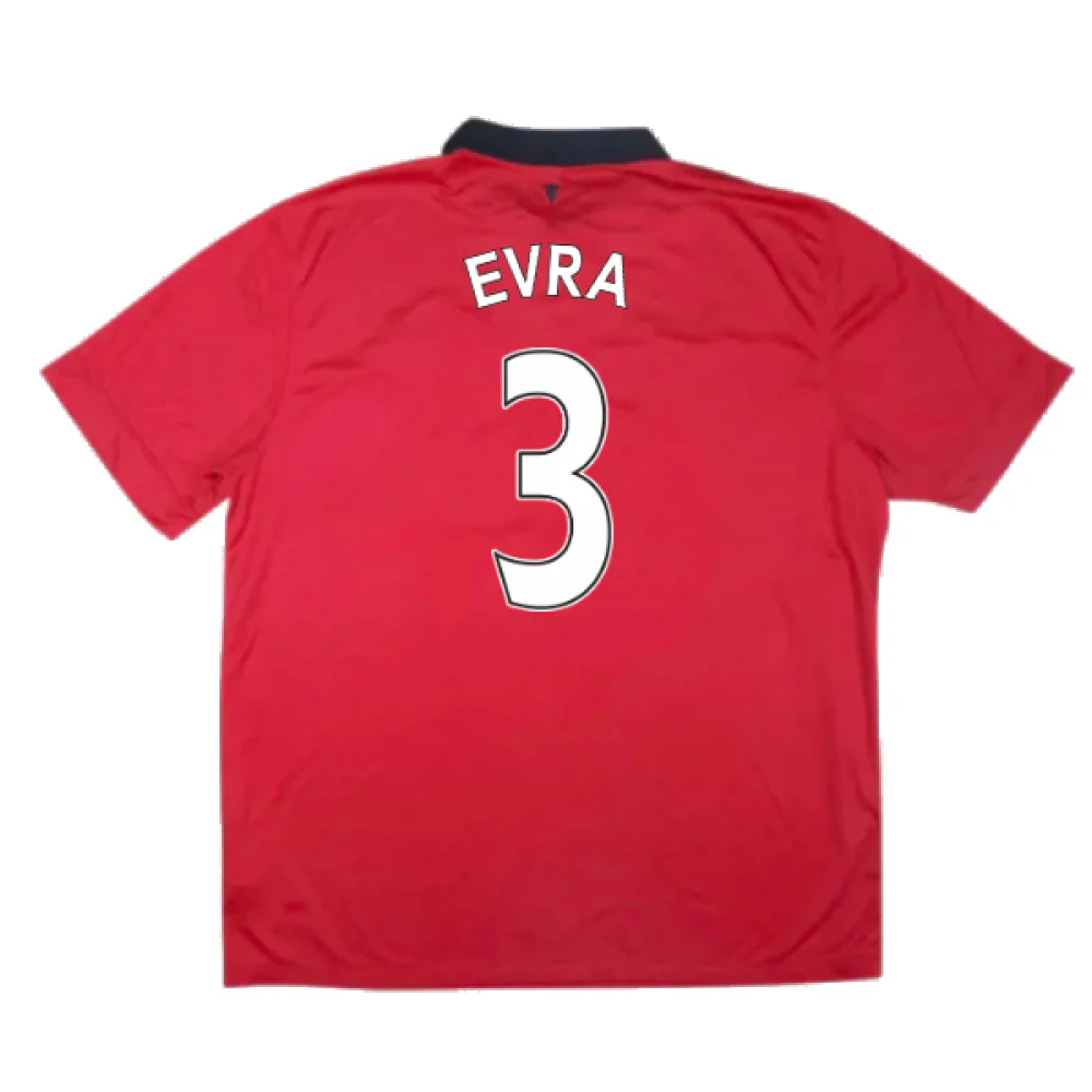 Manchester United 2013-14 Home (XL) (Excellent) (Evra 3) - Image 2