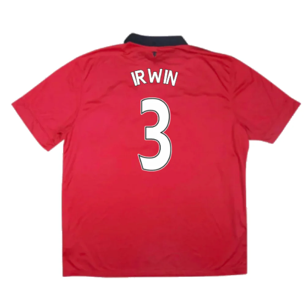 Manchester United 2013-14 Home (XL) (Excellent) (Irwin 3) - Image 2